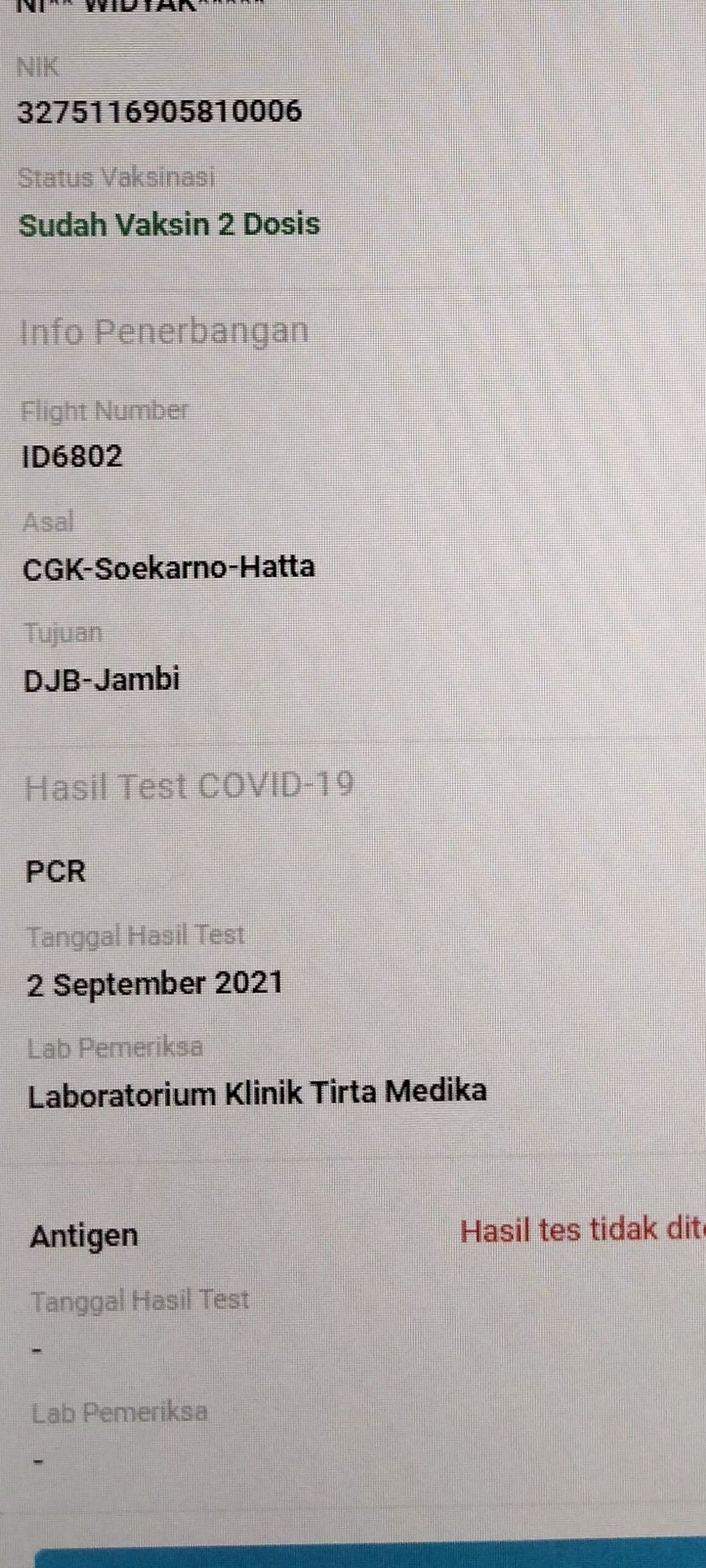 Rapid PCR Swab Test Di Klinik Hanuro Tiket