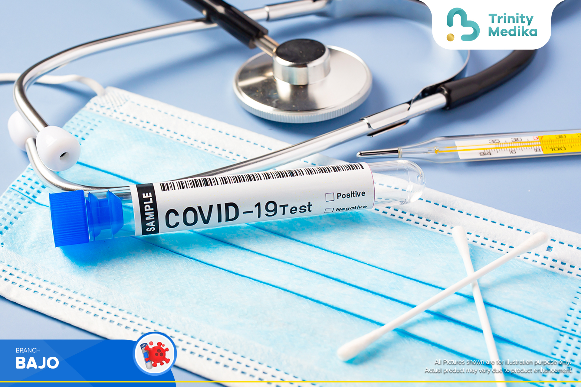 Tiket COVID 19 PCR Swab Antigen Test By Trinity Medika Klinik Bajo