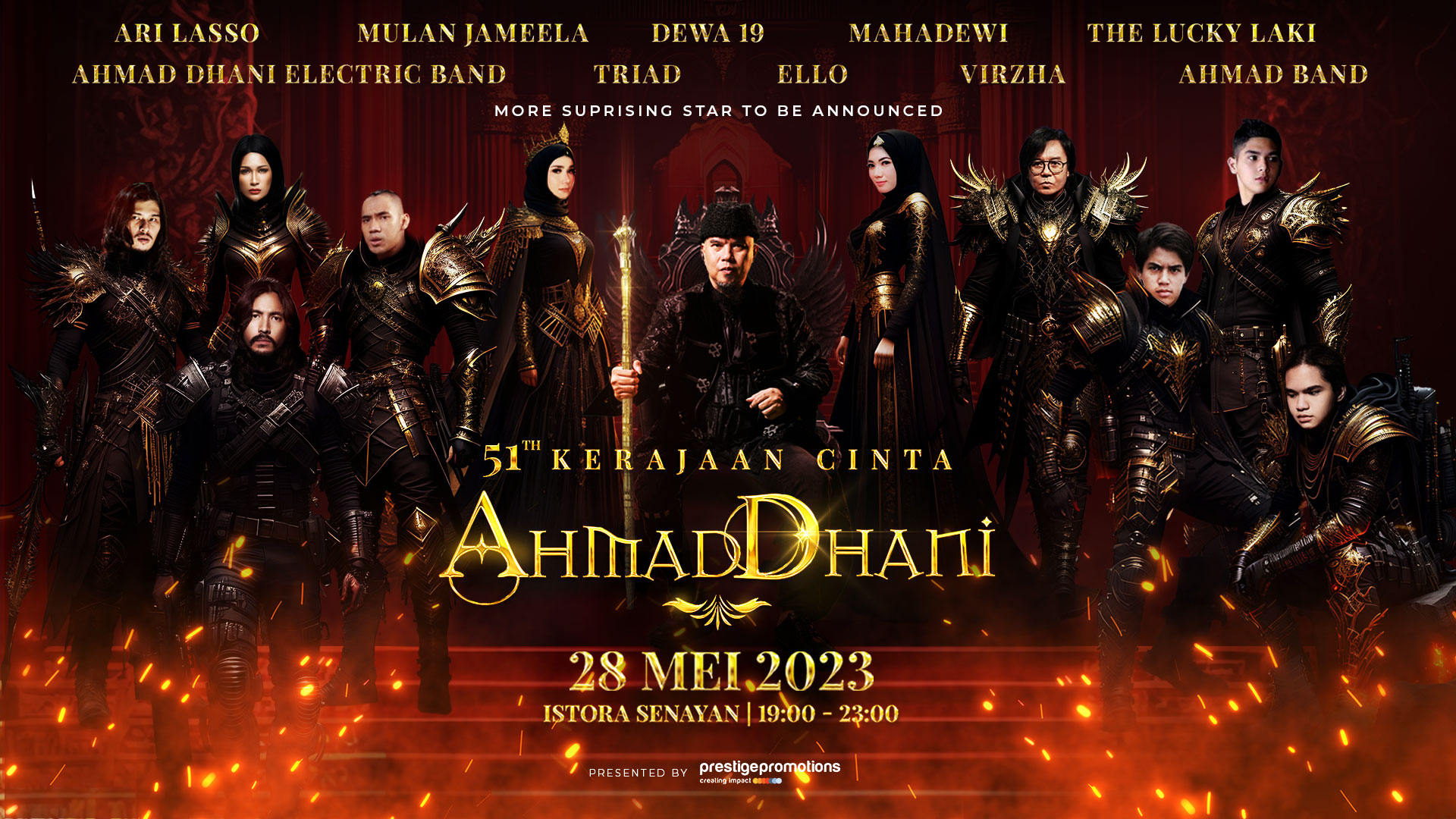 Beli Tiket Konser Ahmad Dhhani Tahun Kerajaan Cinta Harga Promo