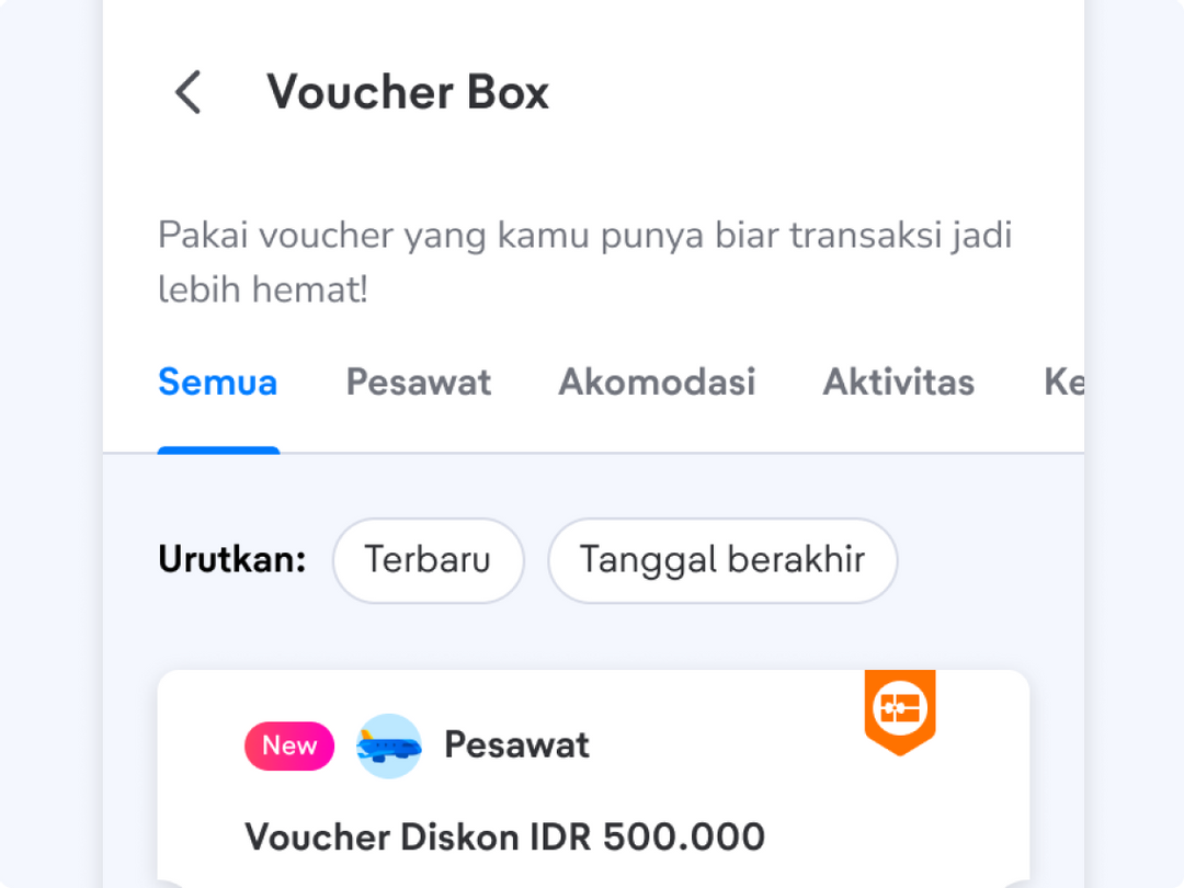 Klaim Voucher Reward Pesawat