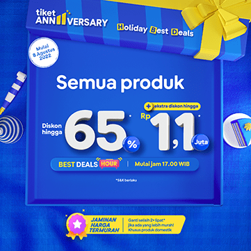 Promo Ulang Tahun tiket.com Special Anniversary ke-11