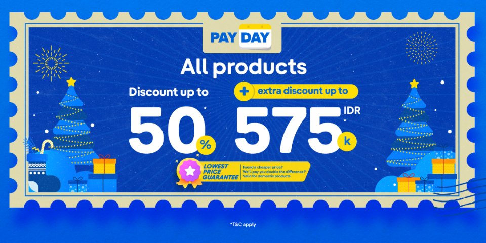 Payday Promo on All Products Discount up to 50% off