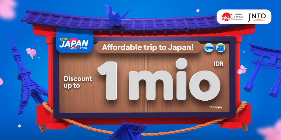 Save up to 1 Mio IDR for Your Trip to Japan!