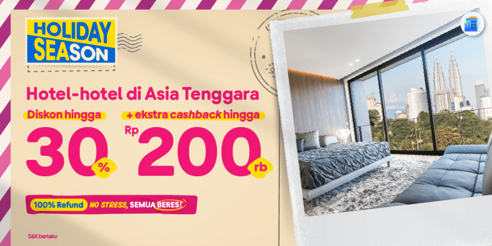 Booking Hotel Murah Harga Promo, Pesan Kamar Online di tiket.com