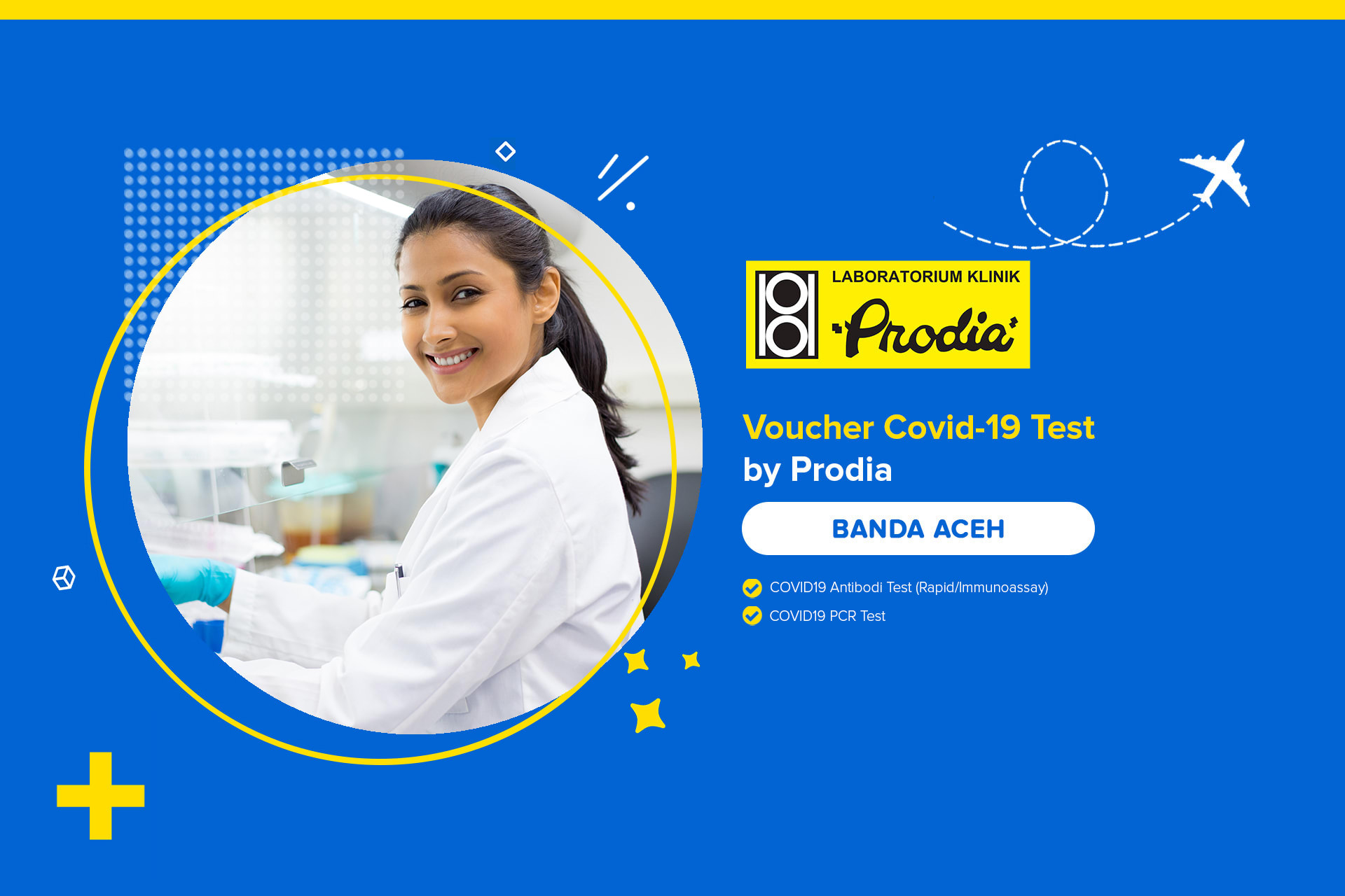 Covid 19 Rapid Antibodi Pcr Test By Prodia Aceh Harga Murah Tiket Com