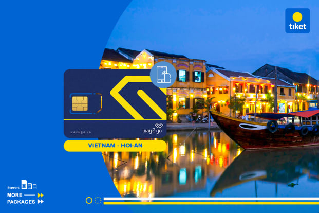 Kartu SIM Vietnam 4G (Pengiriman ke Hotel di Hoi An)