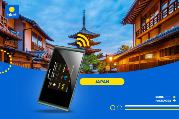Sewa Pocket WiFi 4G Jepang (Pengambilan di Bandara Jepang)