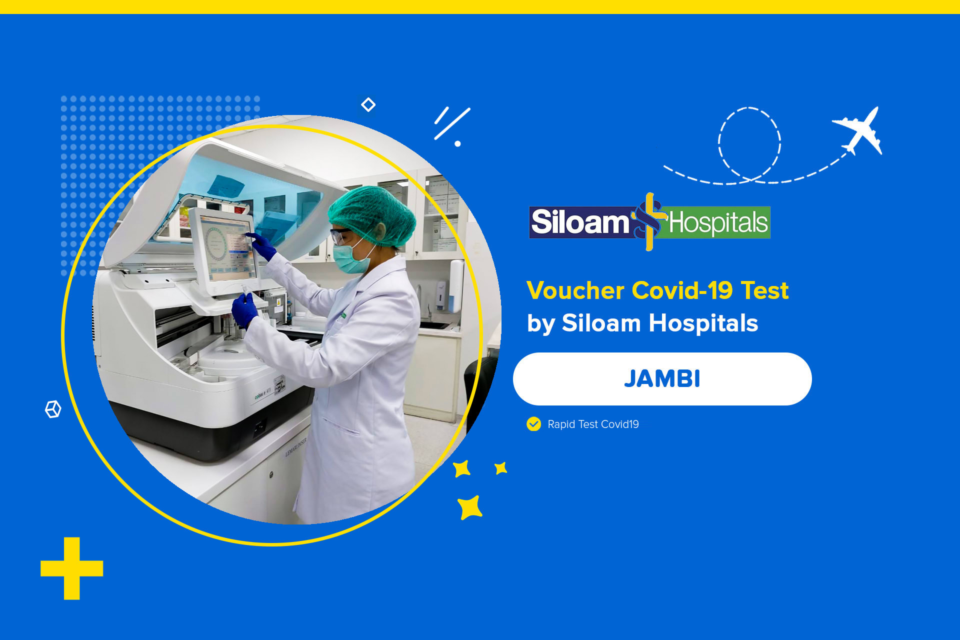 Covid 19 Rapid Pcr Swab Antigen Test Di Siloam Jambi Tiket 