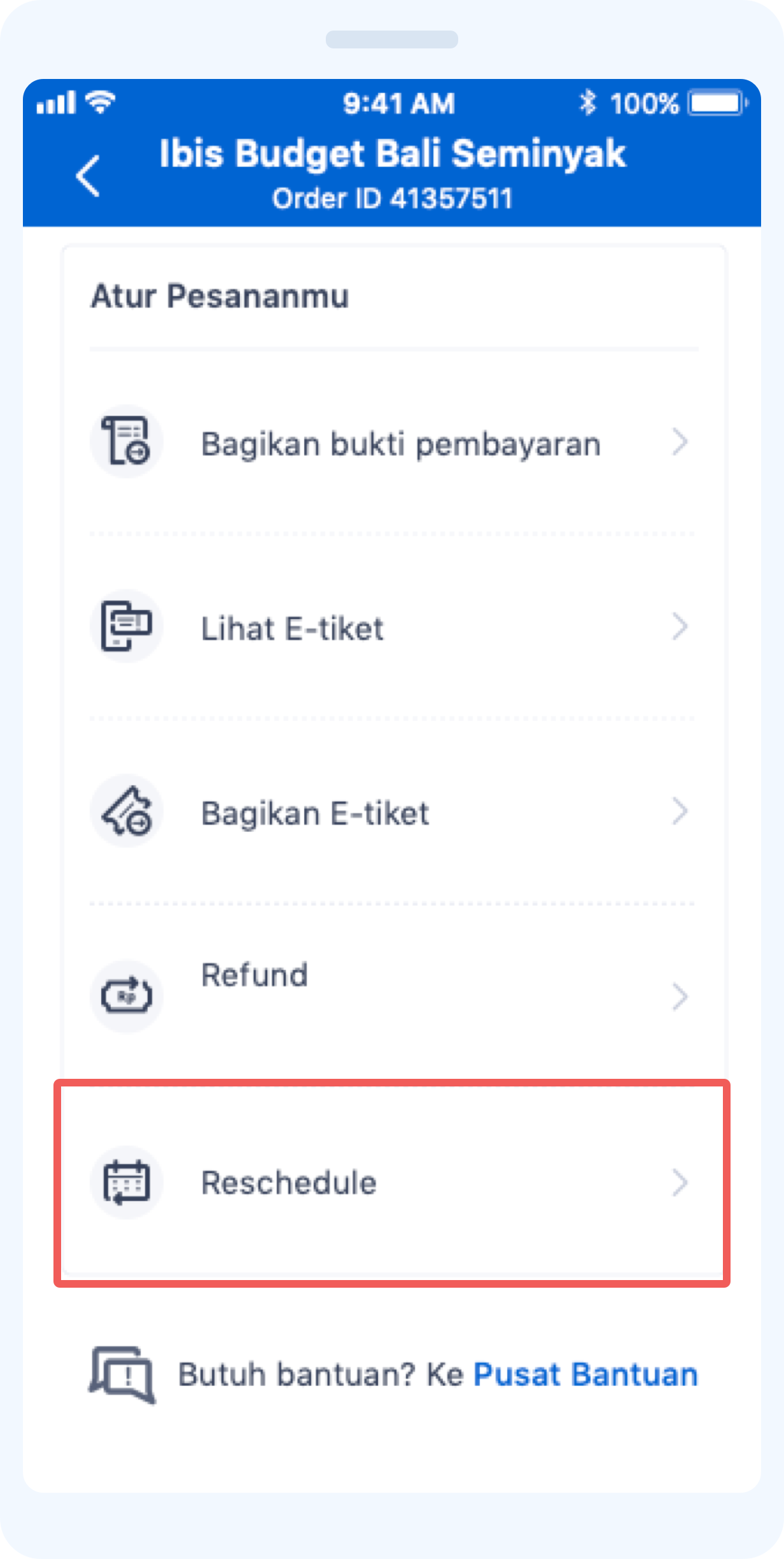 Bagaimana jika saya ingin mengubah tanggal check in dan check out