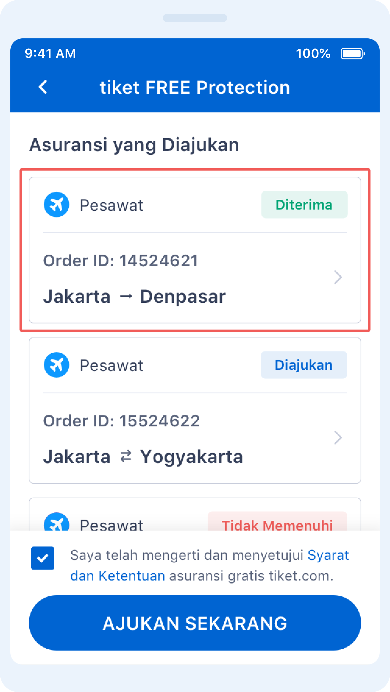 Beli Tiket Pesawat Gratis Asuransi Tiket Com