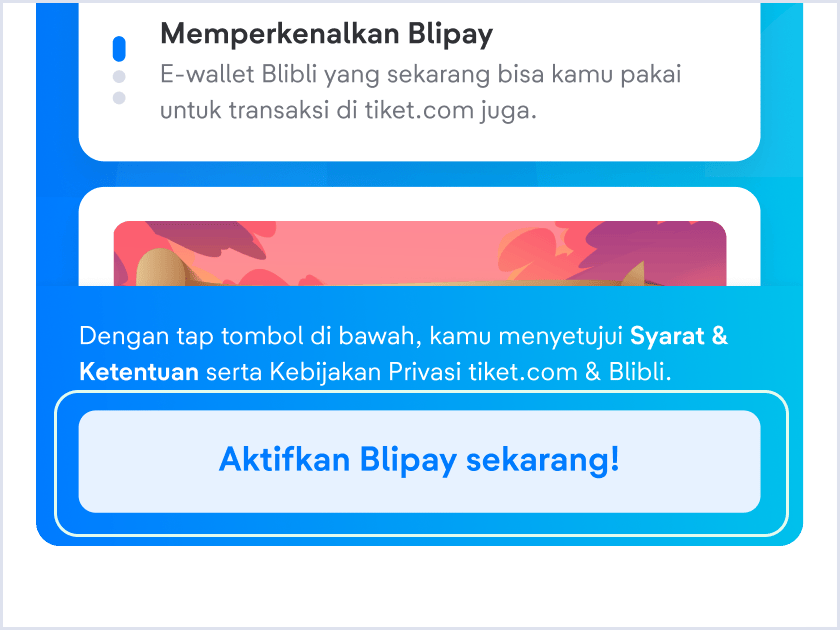 Satu wallet untuk dan Blibli
