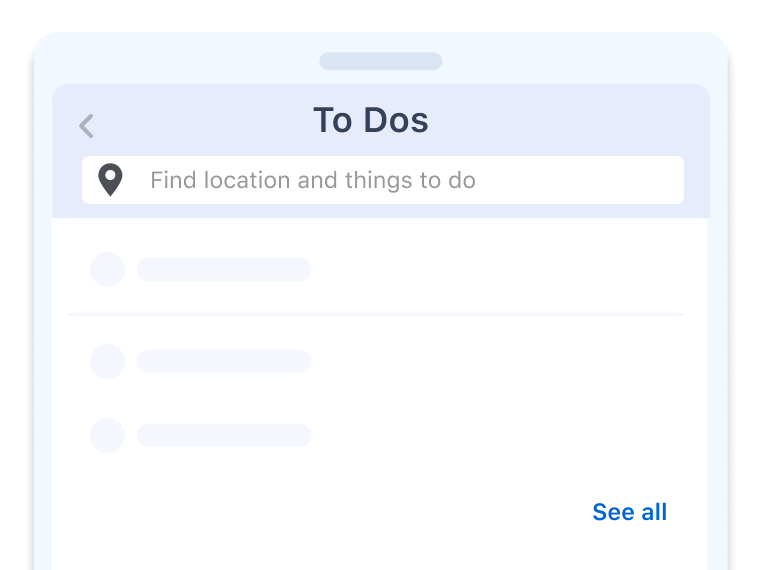 From tiket.com's homepage, go to the To Dos page. Scroll down to find the tiket FLEXI section. Tap "See all" or search activities based on the name or location in the search box.