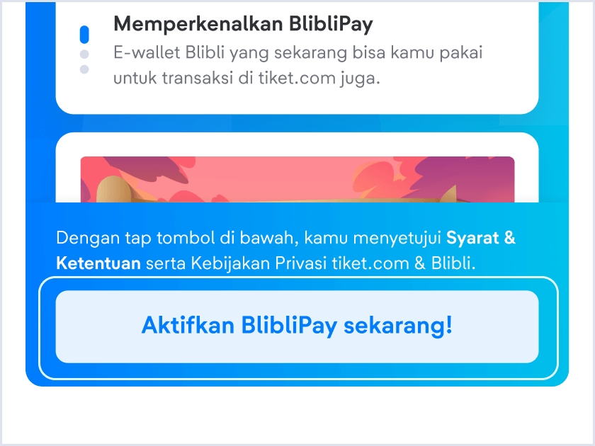 Satu Wallet Untuk Tiket.com Dan Blibli