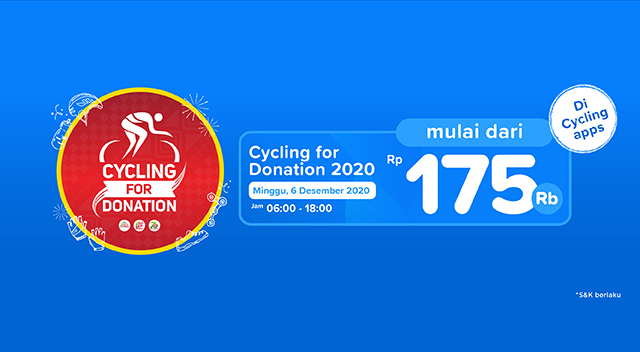 Cycling for Donation, Mulai dari Rp175.000