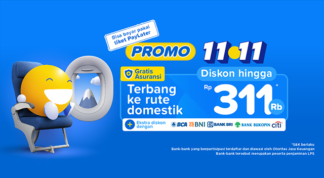 tiket.com Promo Pesawat Murah, Hotel, Tiket Kereta Api