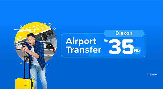 Airport Transfer diskon Rp35.000