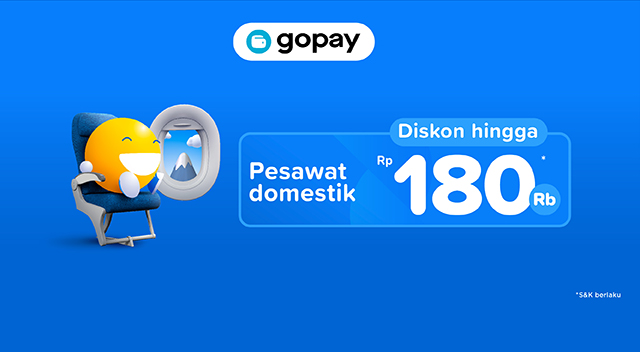 Tiket pesawat domestik diskon hingga Rp180.000