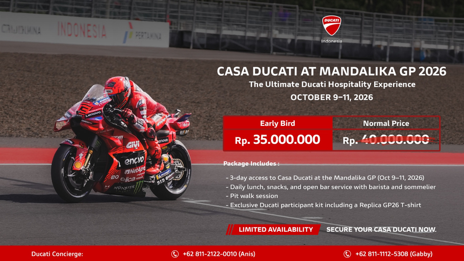 Casa Ducati MotoGP Mandalika 2026 nqEcHqSd