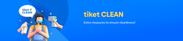 Safe and comfort travel with tiket CLEAN from tiket.com