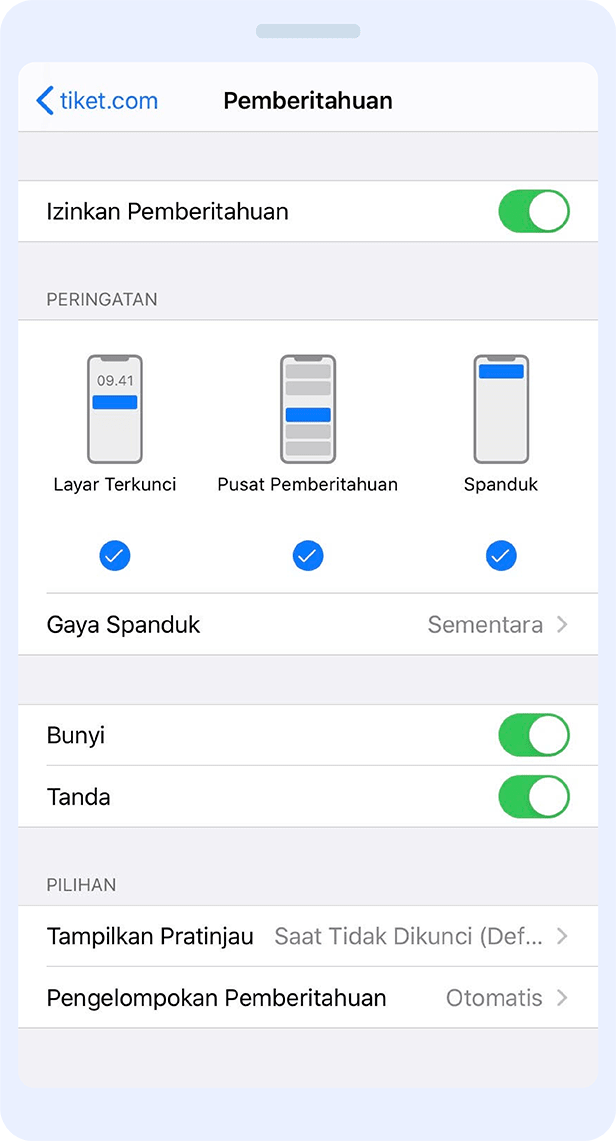 Cara Menghilangkan Notifikasi Aplikasi Apa Saja Di IPhone Cara Mengaktifkan Notifikasi di tiket.com | tiket.com