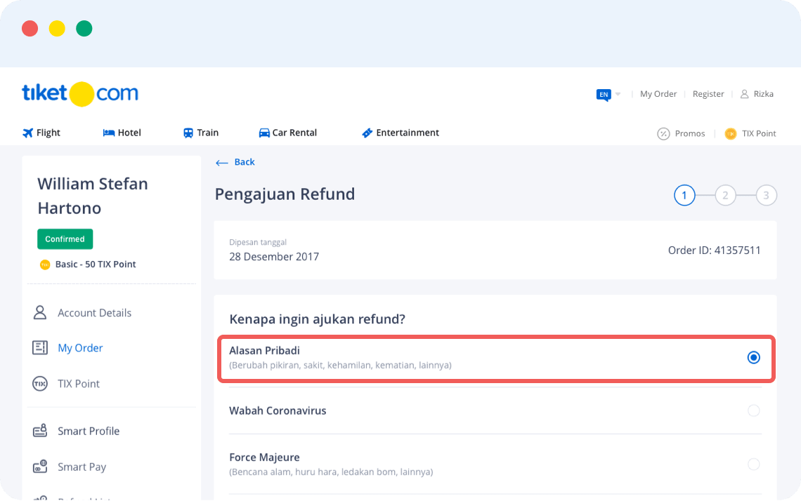 Refund Tiket Pesawat Dengan Mudah Di Aplikasi Tiket.com