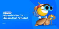 Bisa Cicil 0% dengan tiket PayLater!