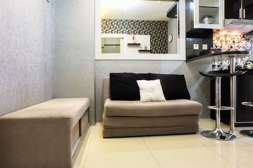 New Furnished with Sofa Bed Green Pramuka Apartment, East Jakarta