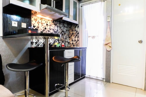 New Furnished with Sofa Bed Green Pramuka Apartment, East Jakarta