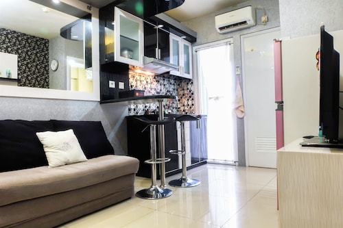 New Furnished with Sofa Bed Green Pramuka Apartment, East Jakarta