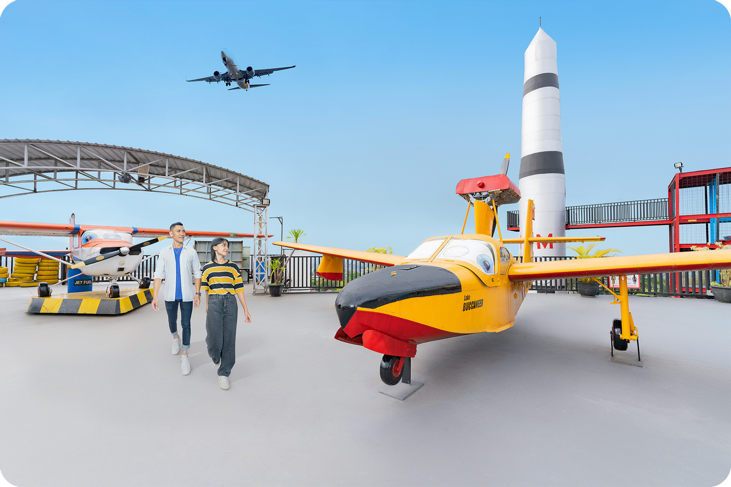 Zona Future Aviation Museum Angkut pesawat kereta cepat masa depan