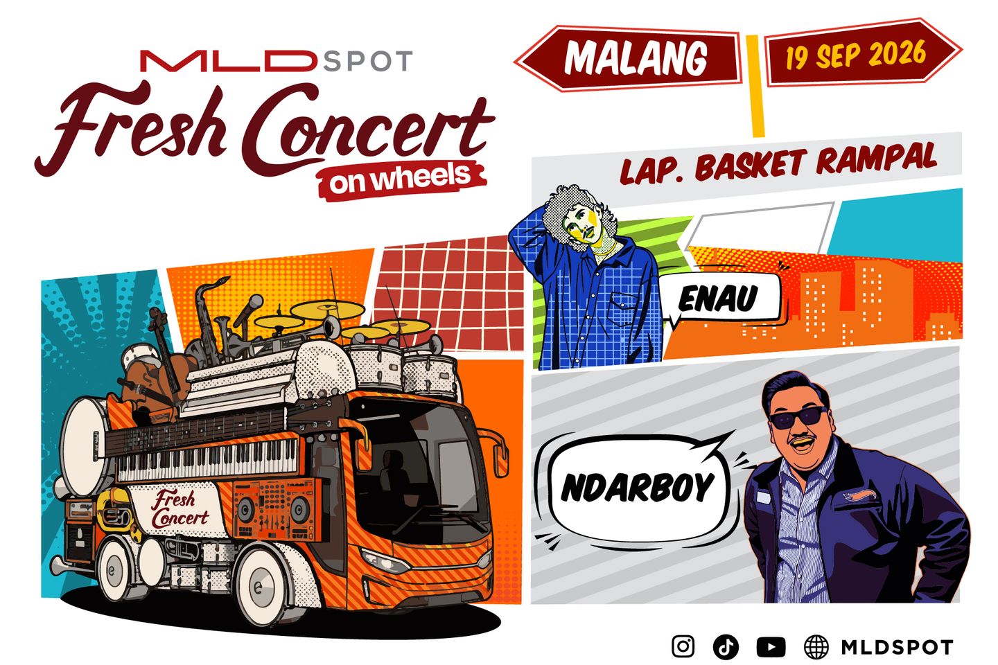 MLDSPOT FRESH CONCERT ON WHEELS - MALANG foto 2