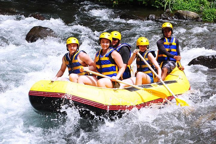 Full-day Rafting Adventure In Telaga Waja And Tirta Empul With 