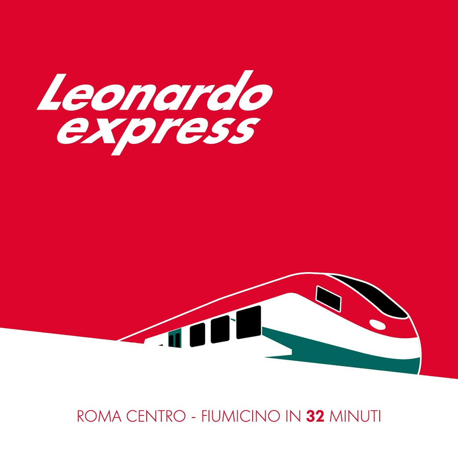 Leonardo Express High-Speed Train Between Fiumicino Airport And Rome ...