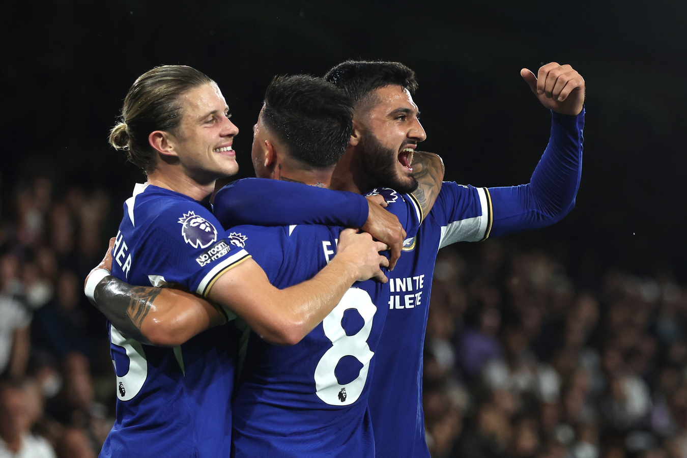 Chelsea FC Premier League Football Match at Stamford Bridge Stadium Y4VF30ic
