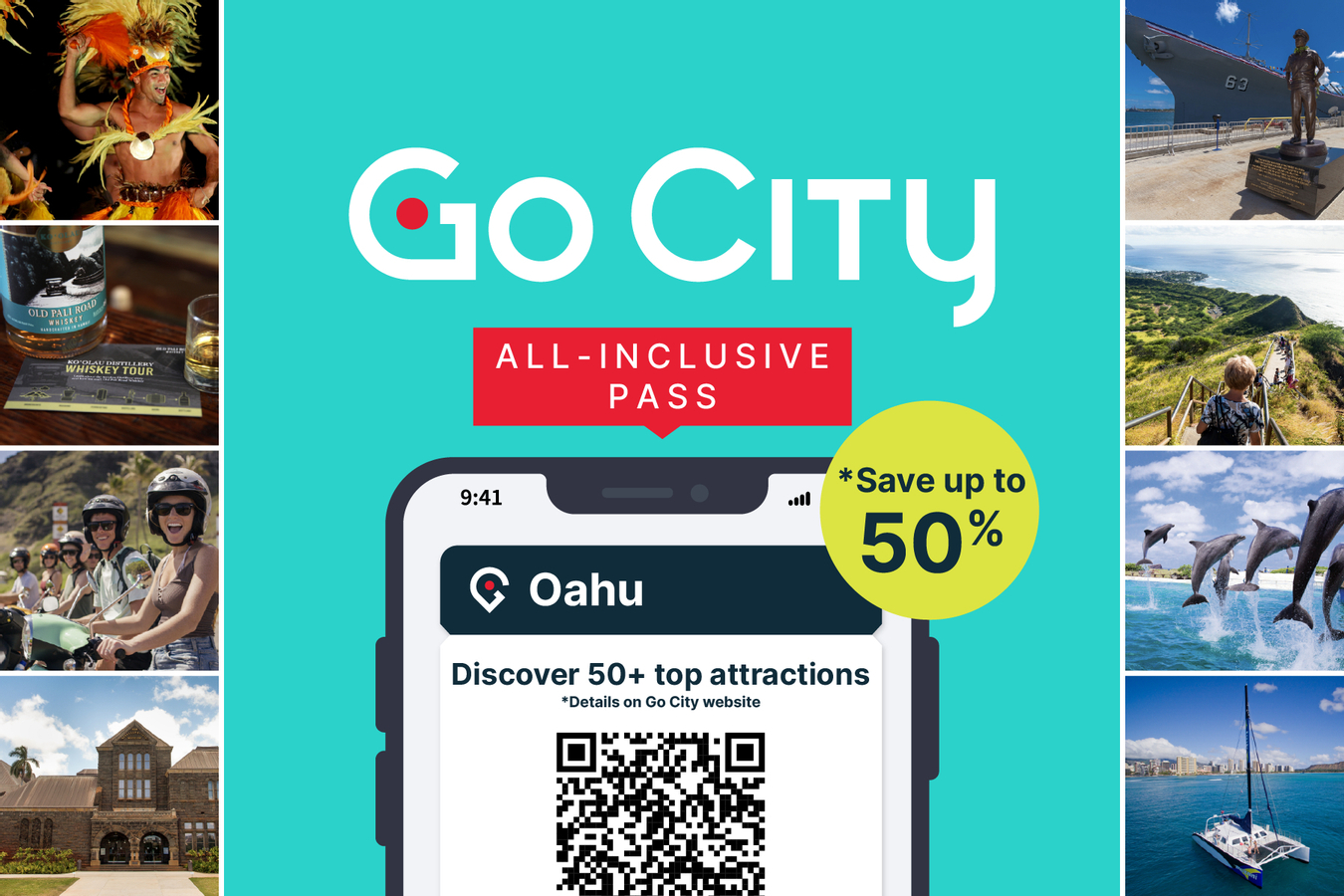 Go City: Oahu ​All-Inclusive Pass AwkcJ3in