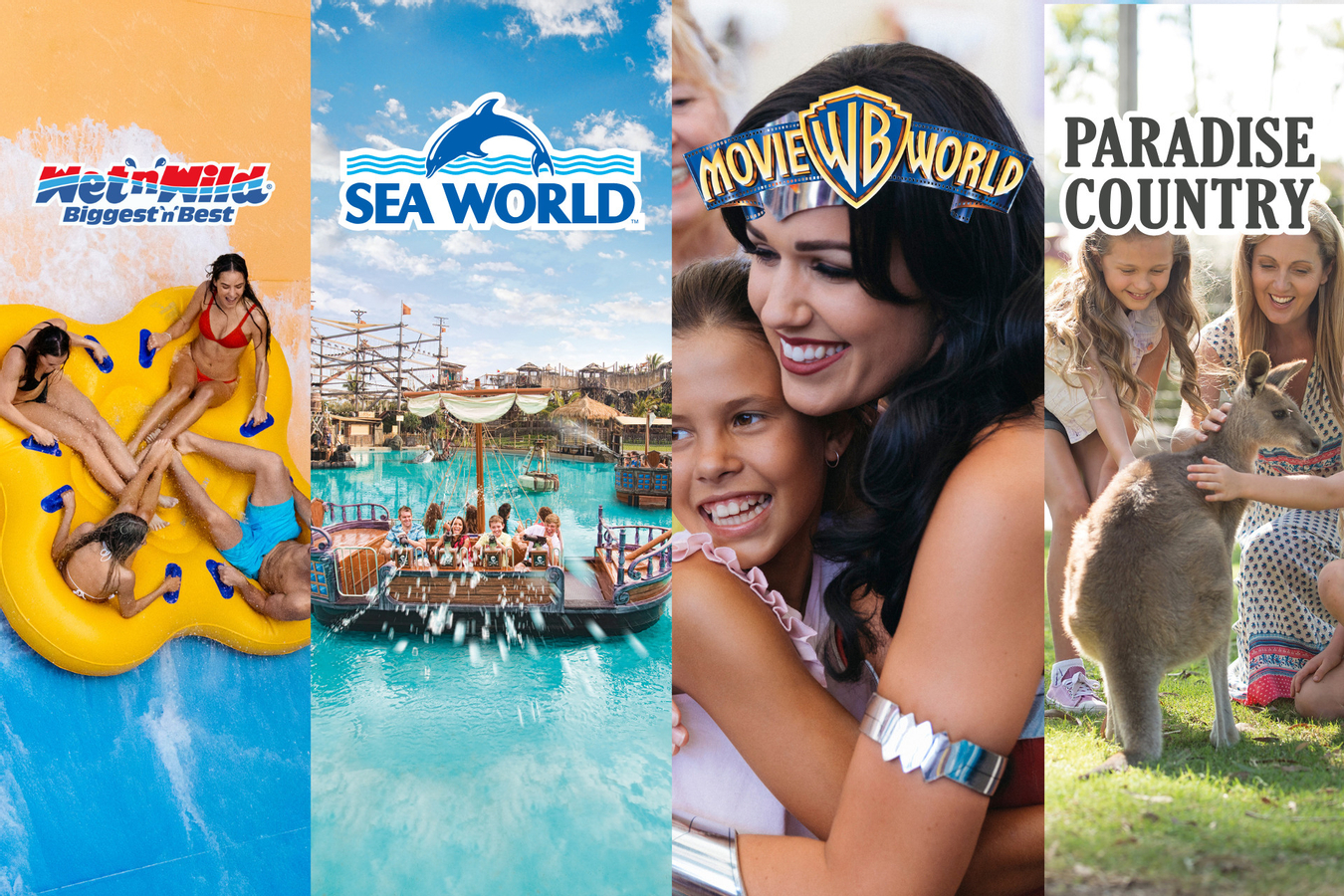 Movie World, Sea World, Wet'n'Wild Gold Coast Multi-Day Pass 7sGmWFHz-backdrop