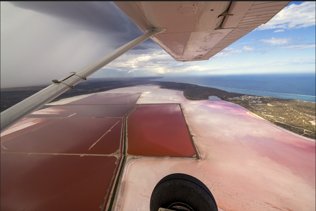 Hutt Lagoon Pink Lake Scenic Flight Experience from Kalbarri HFoGbUsI