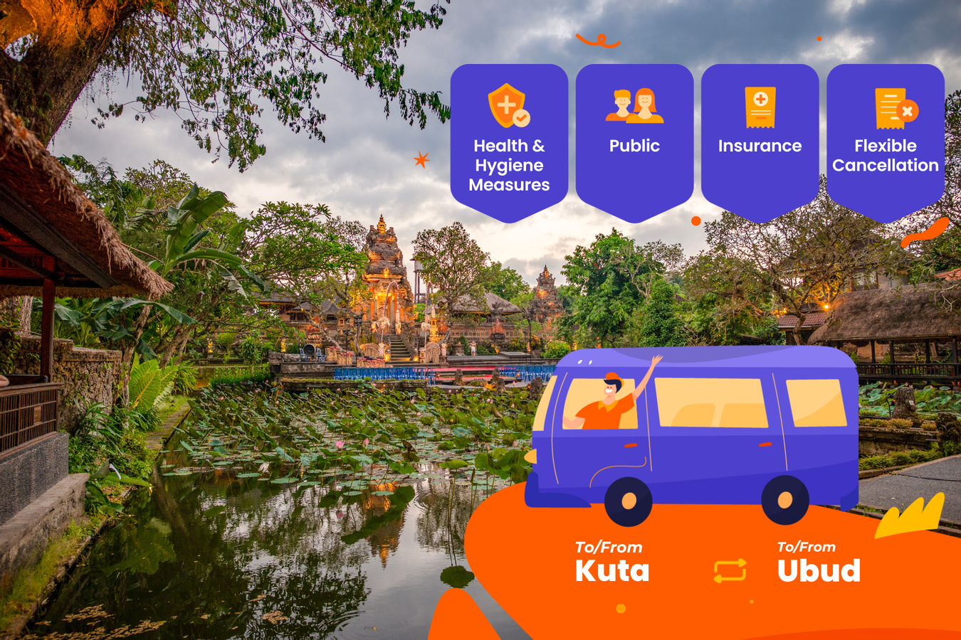 Kura Kura Bus Public Transfer between Kuta and Ubud mOLn5k4a