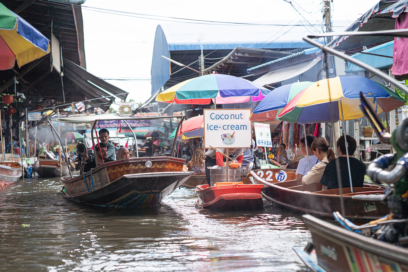 Bangkok Floating Markets Day Tour from Siam Paragon by TTD DnvNDRmo