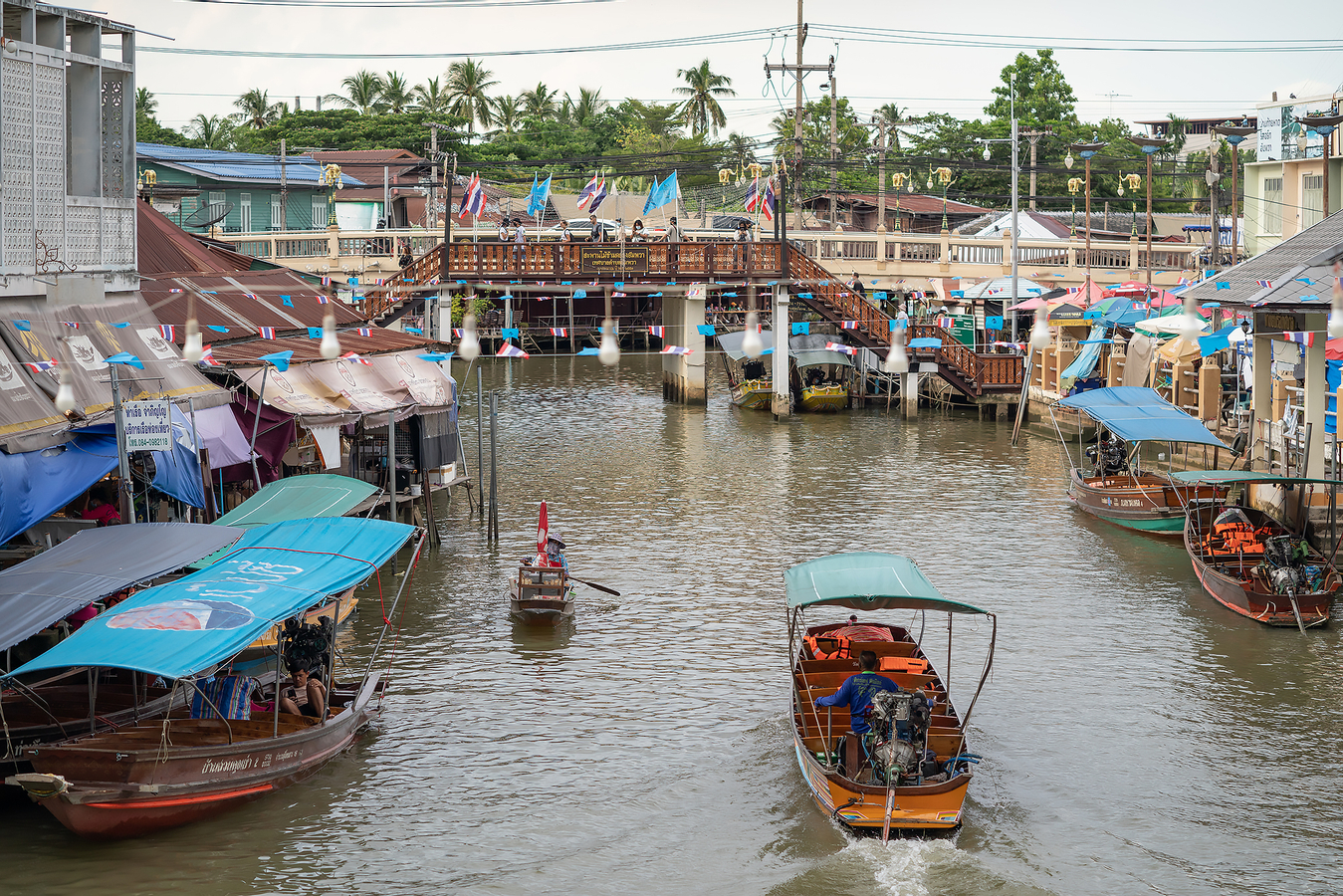 Bangkok Floating Markets Day Tour from Siam Paragon by TTD 3MFZ9kqj
