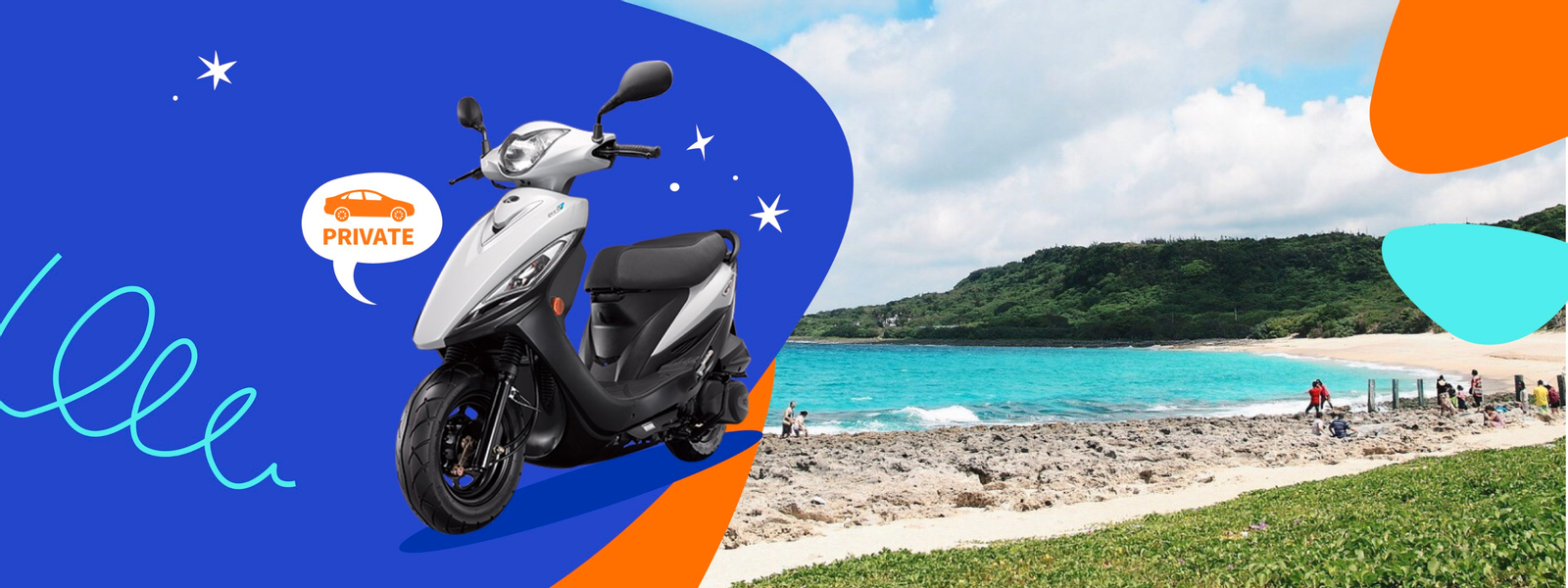 Pingtung Kenting Scooter Rental: Pick up at Kenting Main Street TYhB01XK