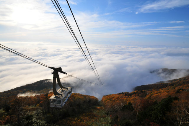 Ryuo Mountain Resort SORA terrace Ropeway round-trip ticket (Nagano) 5N5247B0-backdrop
