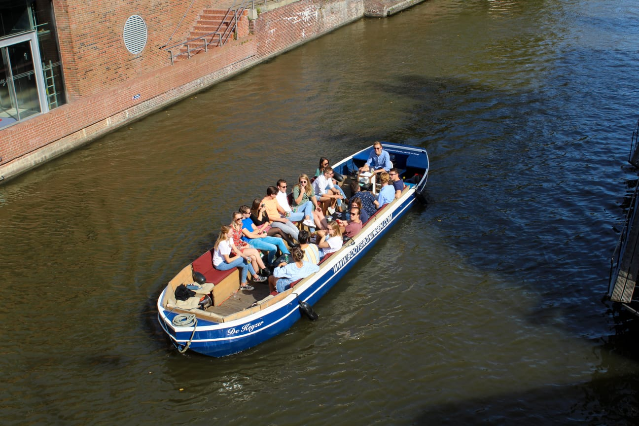 Open Boat Historical City Canal Cruise Tour in Groningen o6f67Xy0-backdrop