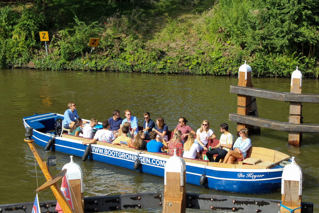 Open Boat Historical City Canal Cruise Tour in Groningen qL9SCCr3