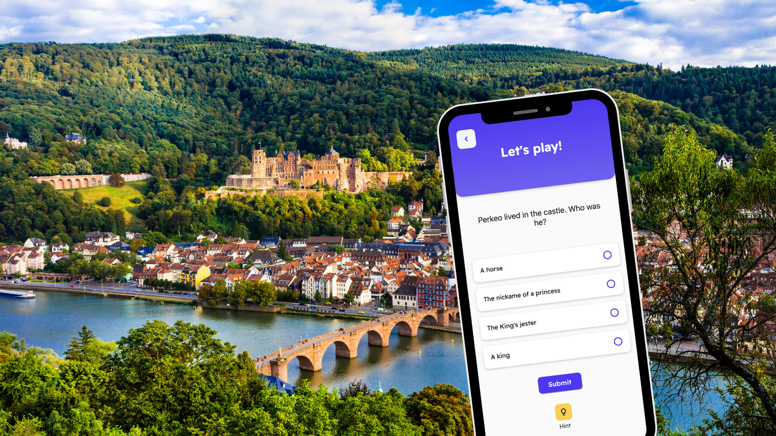 Heidelberg Exploration Game and City Tour on your Phone KBGAdWJW