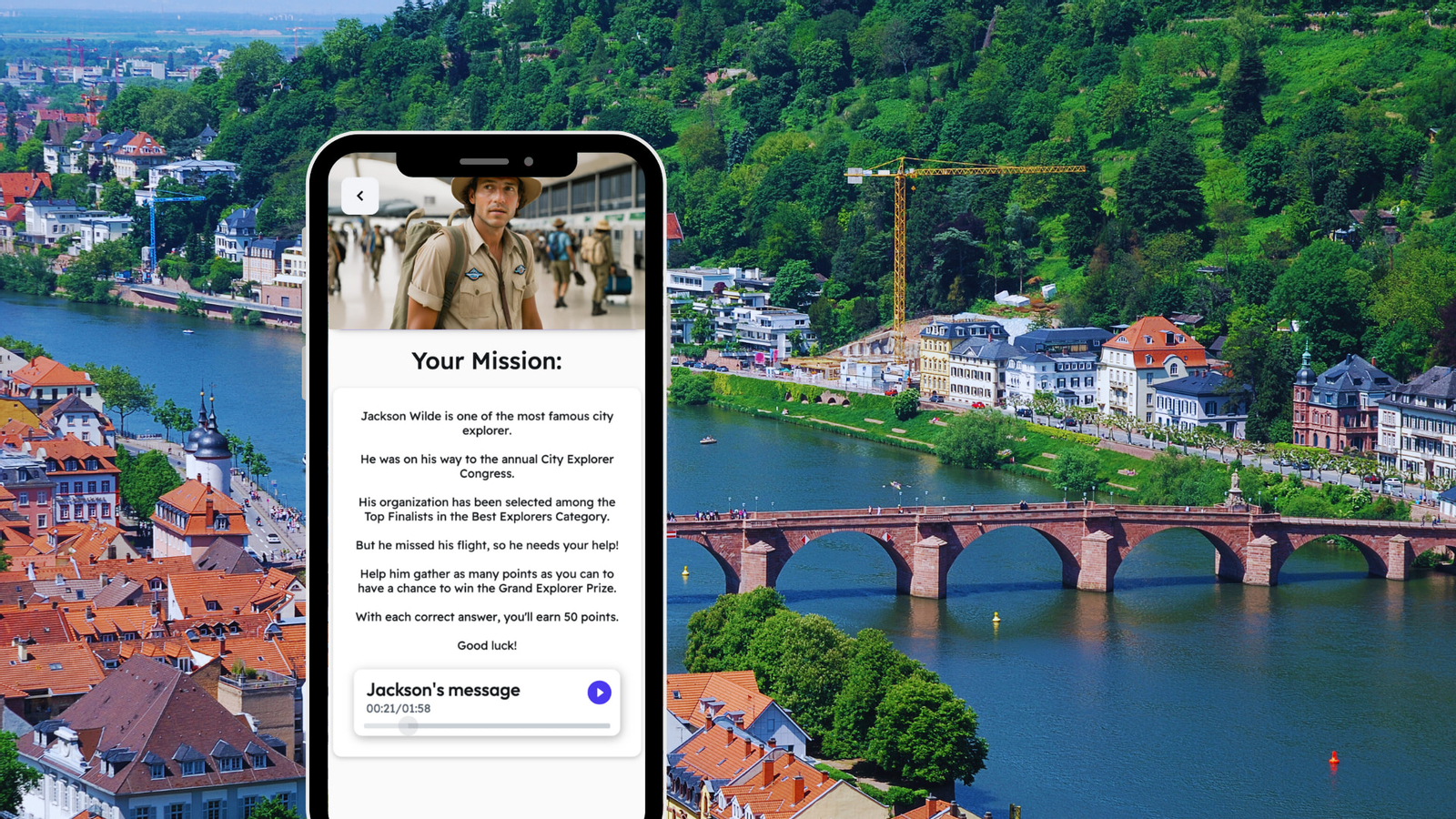 Heidelberg Exploration Game and City Tour on your Phone yVOGfhtR