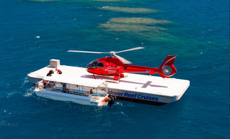 Moore Reef with Helicopter Flight Day Tour from Cairns zbvyeEuT