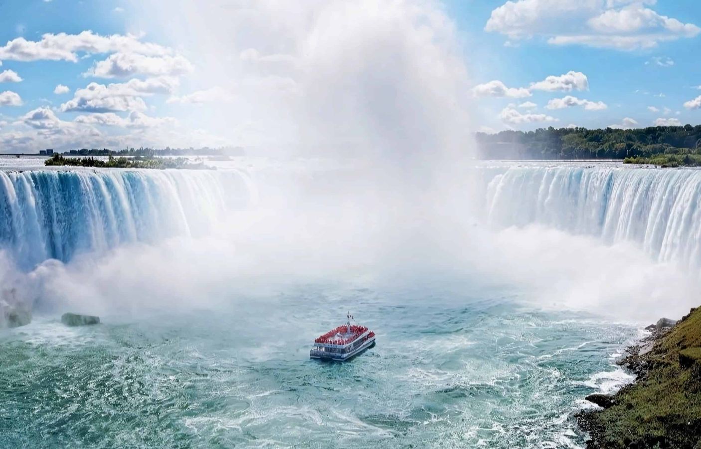 Get Ticket Niagara Falls, Boat Ride & Journey Behind the Falls Tour ...