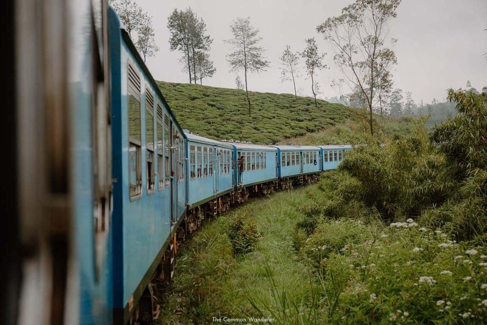 Kandy to Nuwara Eliya Scenic Train First Class Reserved Seats LmpBM3Km-backdrop