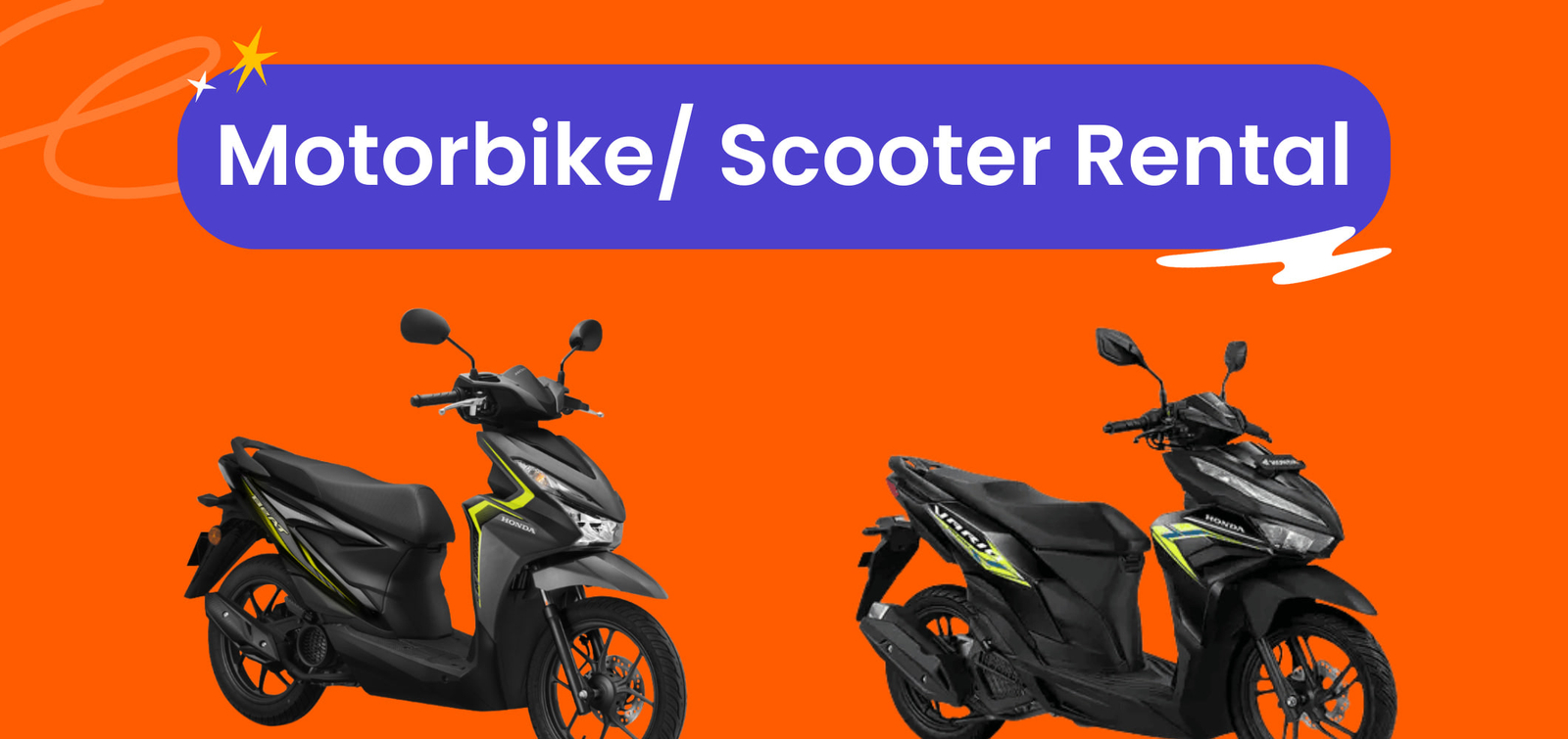 Scooter & Motorbike Rental in Bali NTf6sSRP